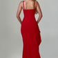 Violetta Maxi Dress - Red