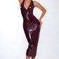 Violette Midi Dress - Cherry Lacquer