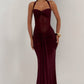Vixen Maxi Dress - Cherry Lacquer