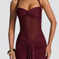 Vixen Maxi Dress - Cherry Lacquer