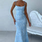 Whitney Maxi Dress - Blue