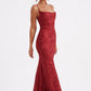 Whitney Maxi Dress - Red