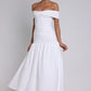 Wilhelmina Midaxi Dress - Ivory