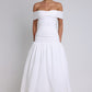 Wilhelmina Midaxi Dress - Ivory