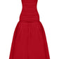Wilhelmina Midaxi Dress - Red