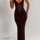 Xanthe Maxi Dress - Plum Brown