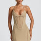 Xanthe Mini Dress - Beige