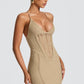 Xanthe Mini Dress - Beige