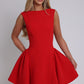 Yalina Mini Dress - Red