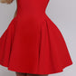 Yalina Mini Dress - Red