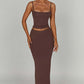 Yazmin Maxi Skirt - Chocolate