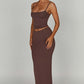 Yazmin Maxi Skirt - Chocolate