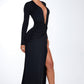 Ysabella Maxi Dress - Black