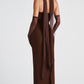 Yulia Maxi Dress - Plum Brown