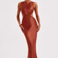 Yves Maxi Dress - Rust