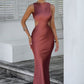 Yves Maxi Dress - Rust