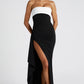 Zafira Maxi Dress - Black/White