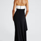 Zafira Maxi Dress - Black/White