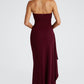 Zafira Maxi Dress - Cherry Lacquer
