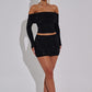 Tani Mini Skirt - Black