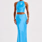 Zaylee Maxi Skirt - Blue