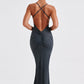 Zelda Maxi Dress - Charcoal