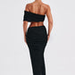Zina Midi Skirt - Black